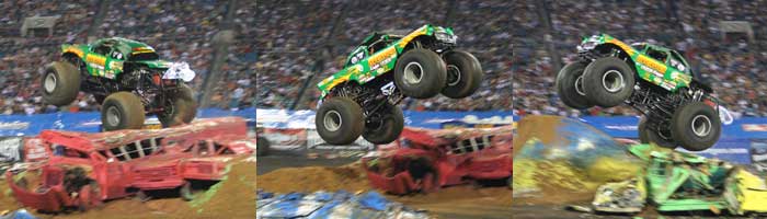 Monster Jam Freestyle Orlando FL 2008, Monster Jam Orlando 2008 Freestyle, By MonsterTruckinatorTV