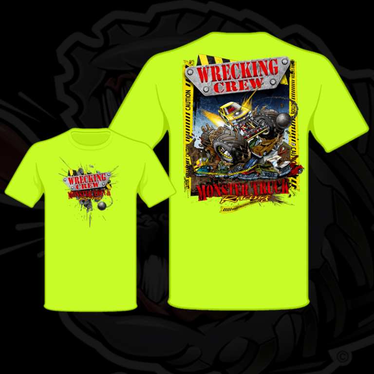 Wrecking Crew Adult T-Shirt - Team Scream Racing
