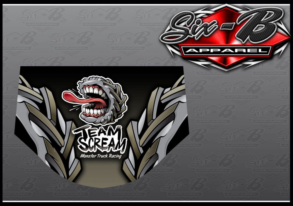 Team Scream Racing Merch Team Scream face masks/ face shields - Team Scream Racing