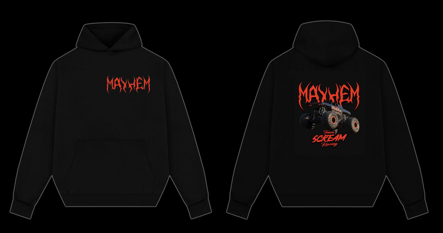 Team Scream Racing Merch MAYHEM Hoodies - Team Scream Racing