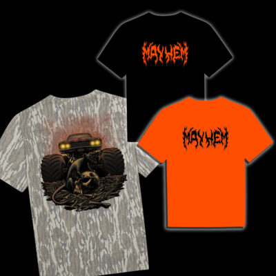 NEW MAYHEM t-shirt (Adult & kid sizes)